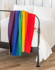 Rainbow Ombré Throw