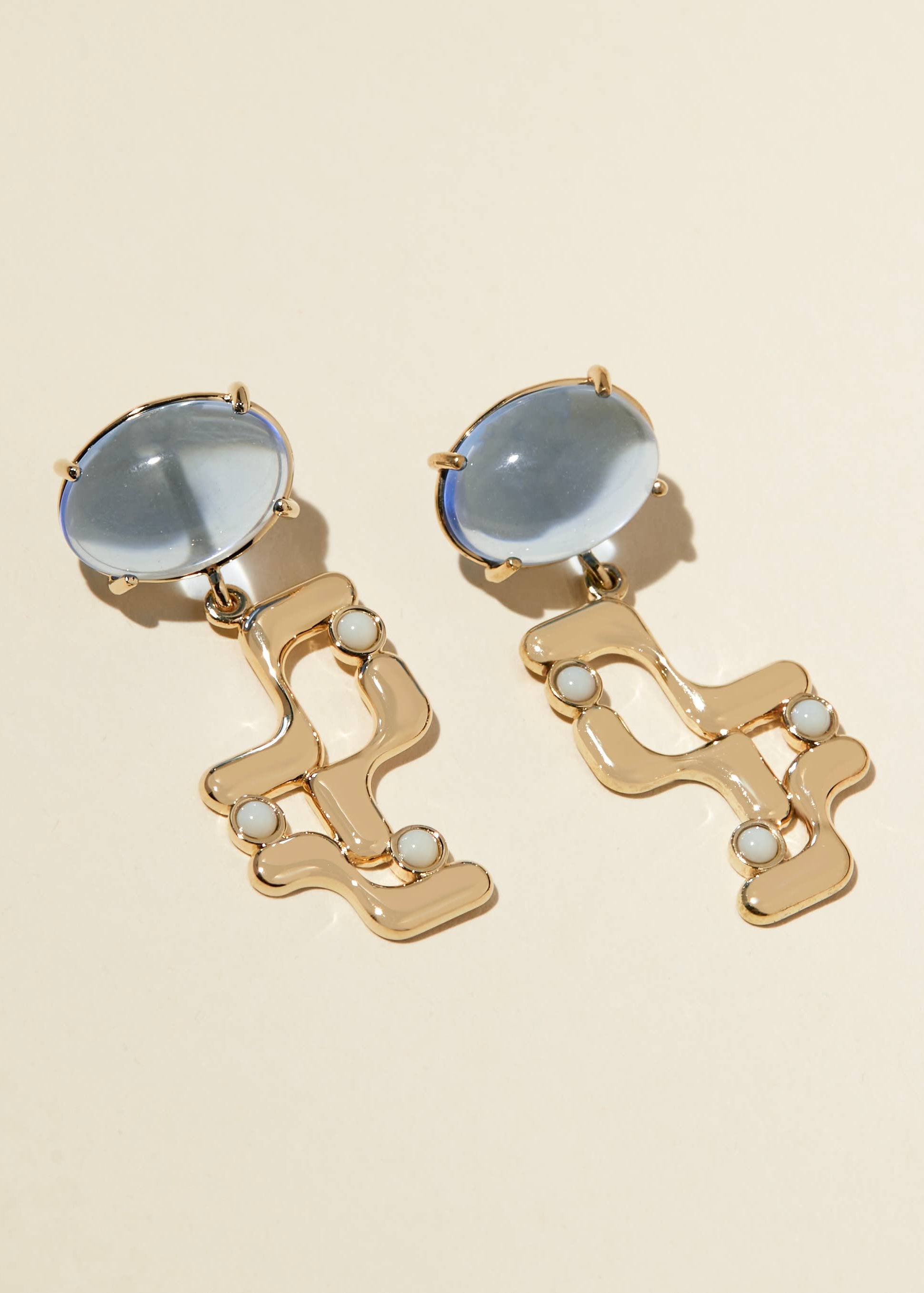 Halsted Earrings in Sky Blue