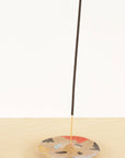 Ceramic Incense Holder in Leopard Holding an Incense Stick