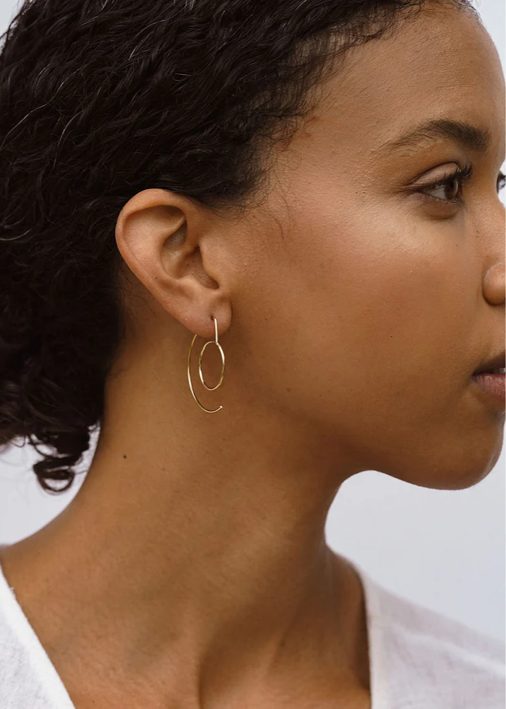 Orcas Earrings in Silver