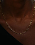 Layla Link Necklace by Gwen Beloti on a Model