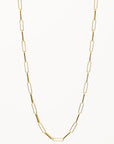 Layla Link Necklace on Blank Background