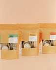 Three kit bags including cleansing a space, abundance, and transformation