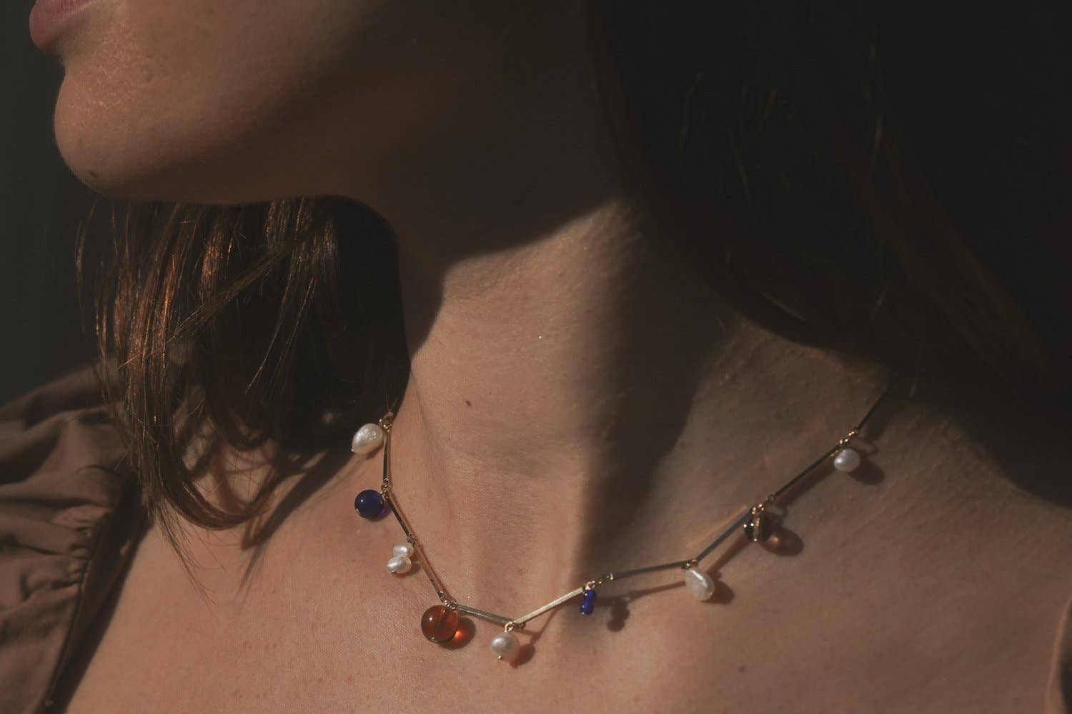 Fête Necklace in Royal Blue