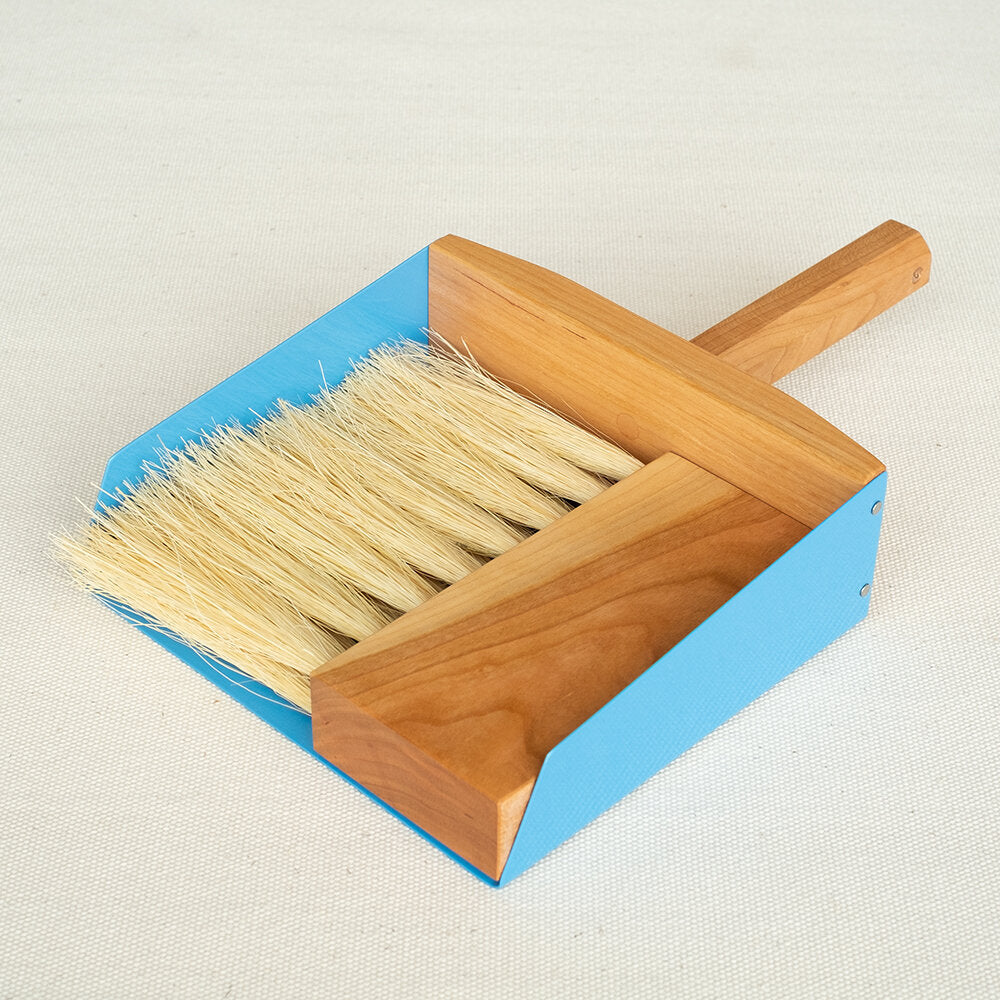 Dustpan Block Set in Cherry + Blue