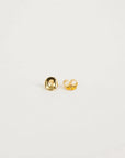 Backs of Woven Ball Stud Earrings
