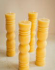 Sculpted Beeswax Candle