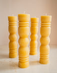 Sculpted Beeswax Candle