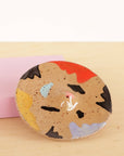 Ceramic Incense Holder in Leopard