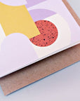Close-up Oslo Art Greeting Card And Envelope