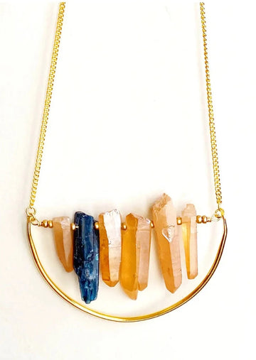 Crystal Gemstone Necklace
