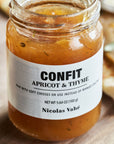 Close-up Jar of Apricot and Thyme Confit