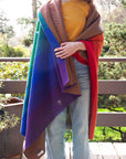 Rainbow Ombré Throw