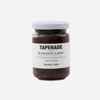 Jar of Black Olive and Basil Tapenade