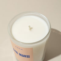 Close up of Bar Monti Candle from an Italian Summer Collection