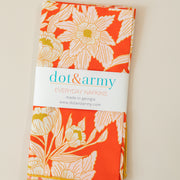 Sunset Floral Cloth Napkins