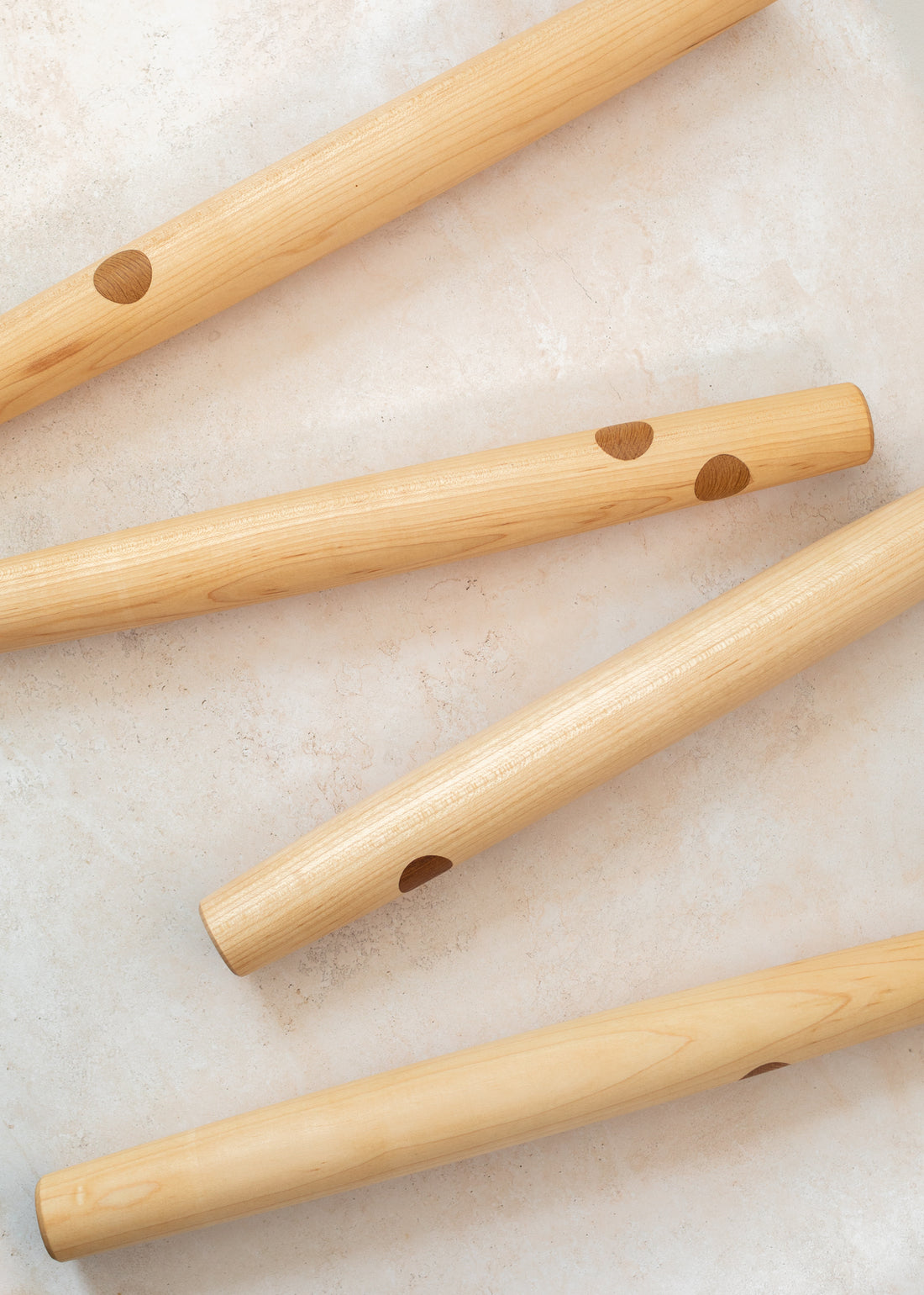 Four Rolling Pins in Maple