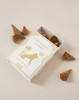 White Dream Lion Incense Cone Box & Cones