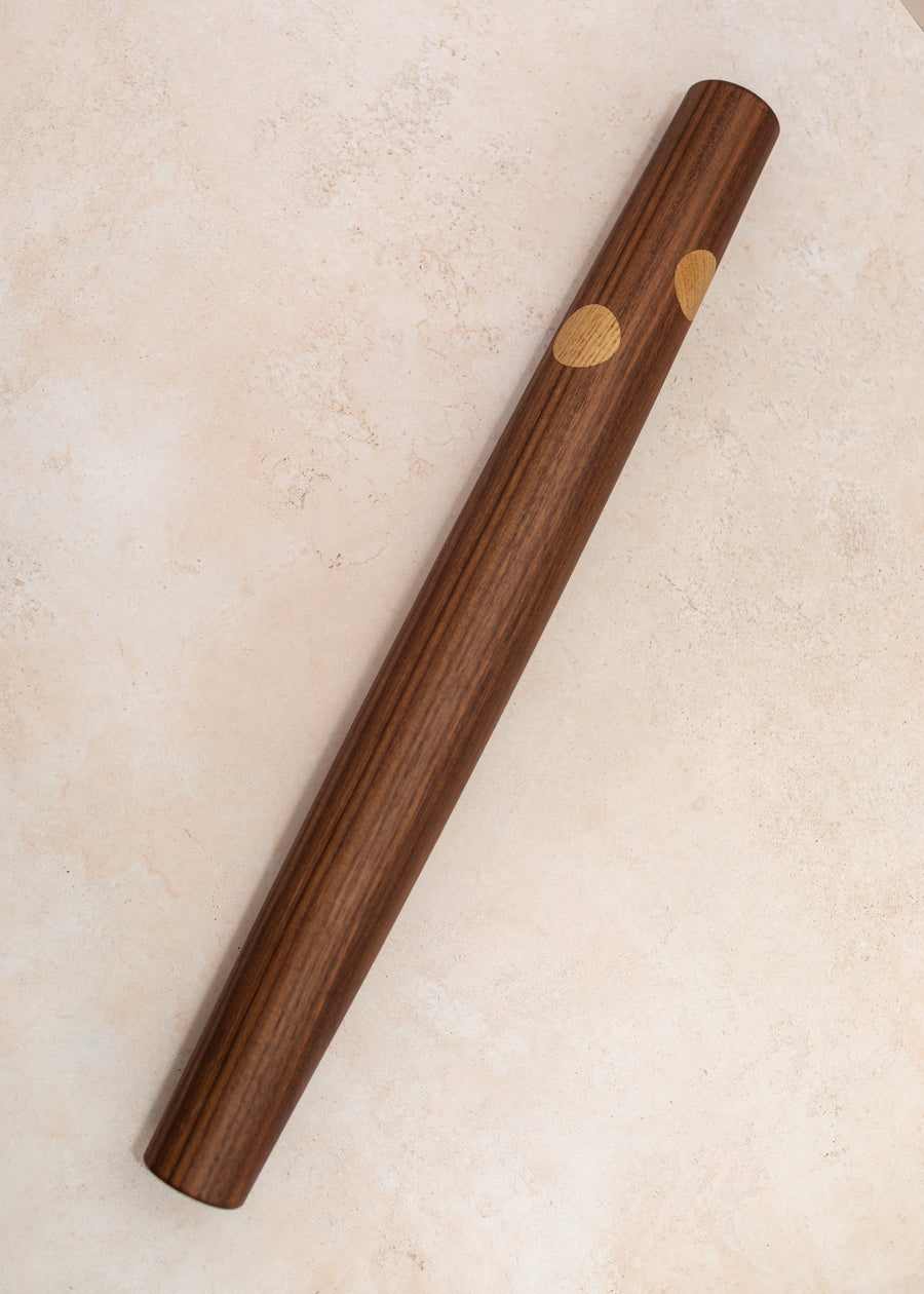 Single Rolling Pin in Walnut
