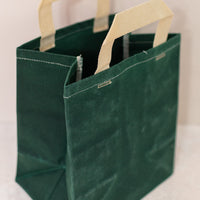 Close-up of Emerald Eco-Friendly Market Bag