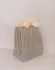 Eco-Friendly Market Bag in Navy Ticking