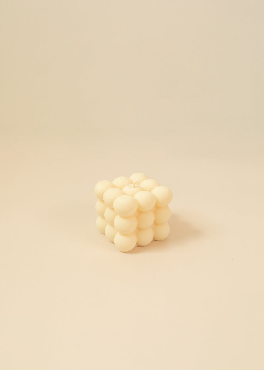 Minimalist Bubble Candle
