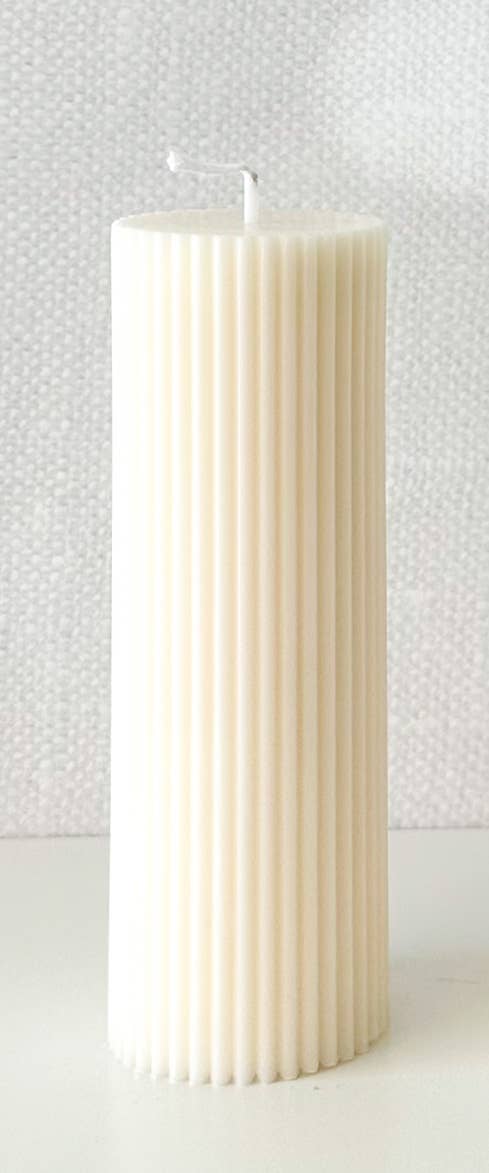 Pillar Candle in White