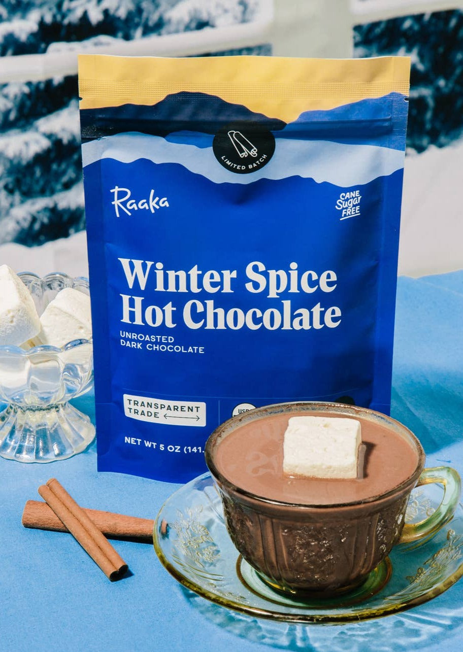 Raaka Winter Spice Hot Chocolate
