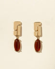 Belden Earrings in Amber