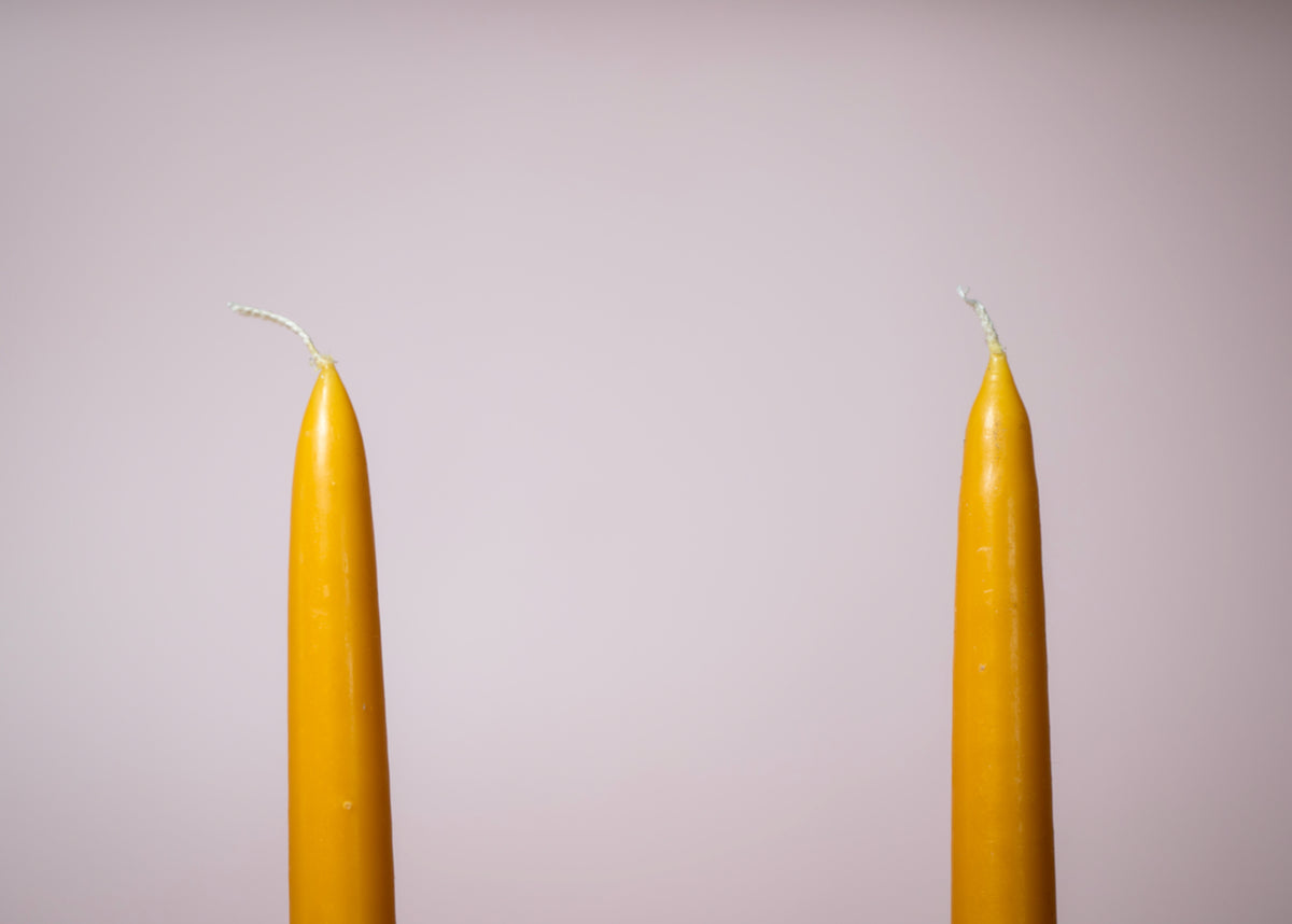 Hand-Dipped Farmhouse Style Candle Set
