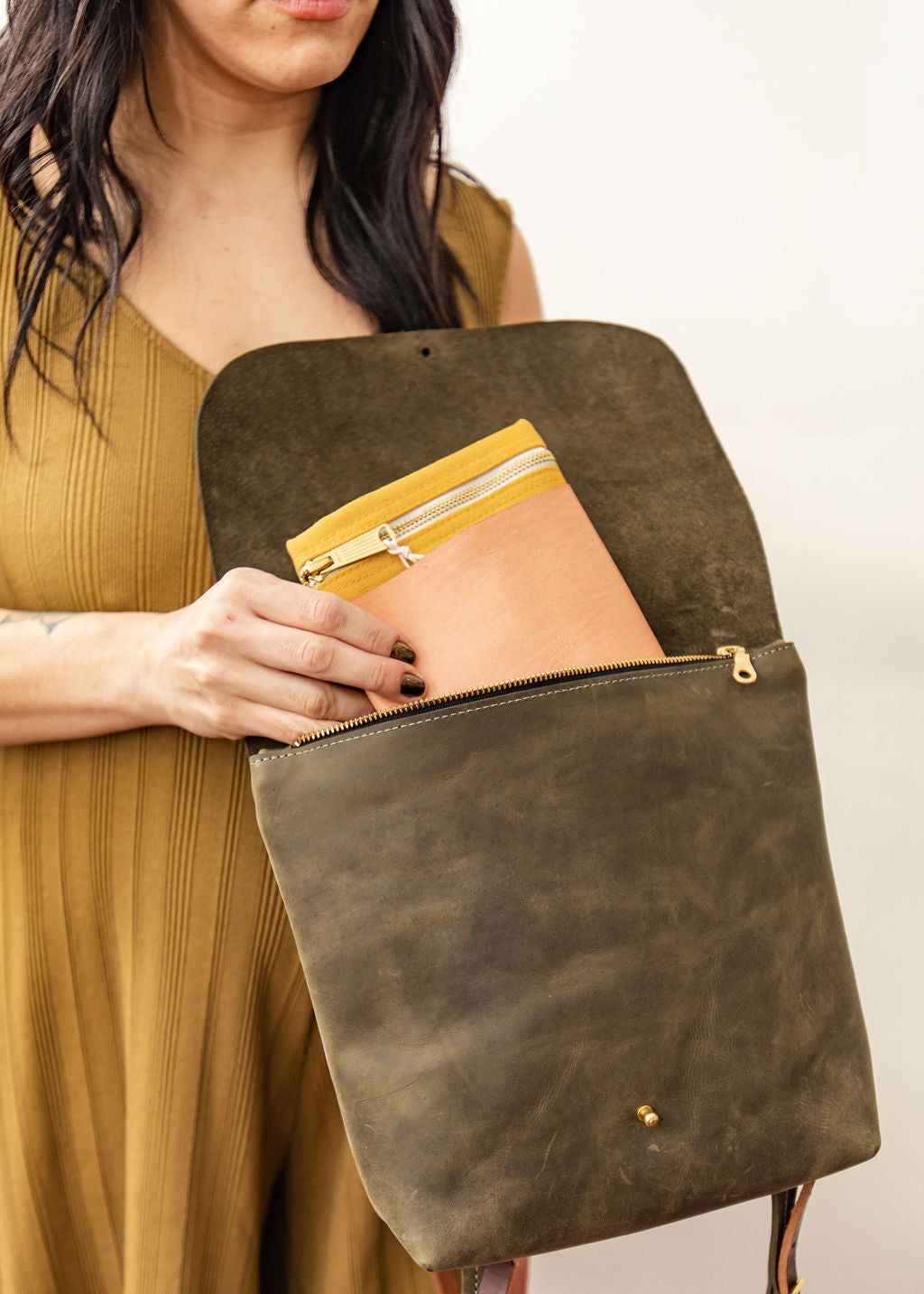 Small Hardware Pouch - Chartreuse