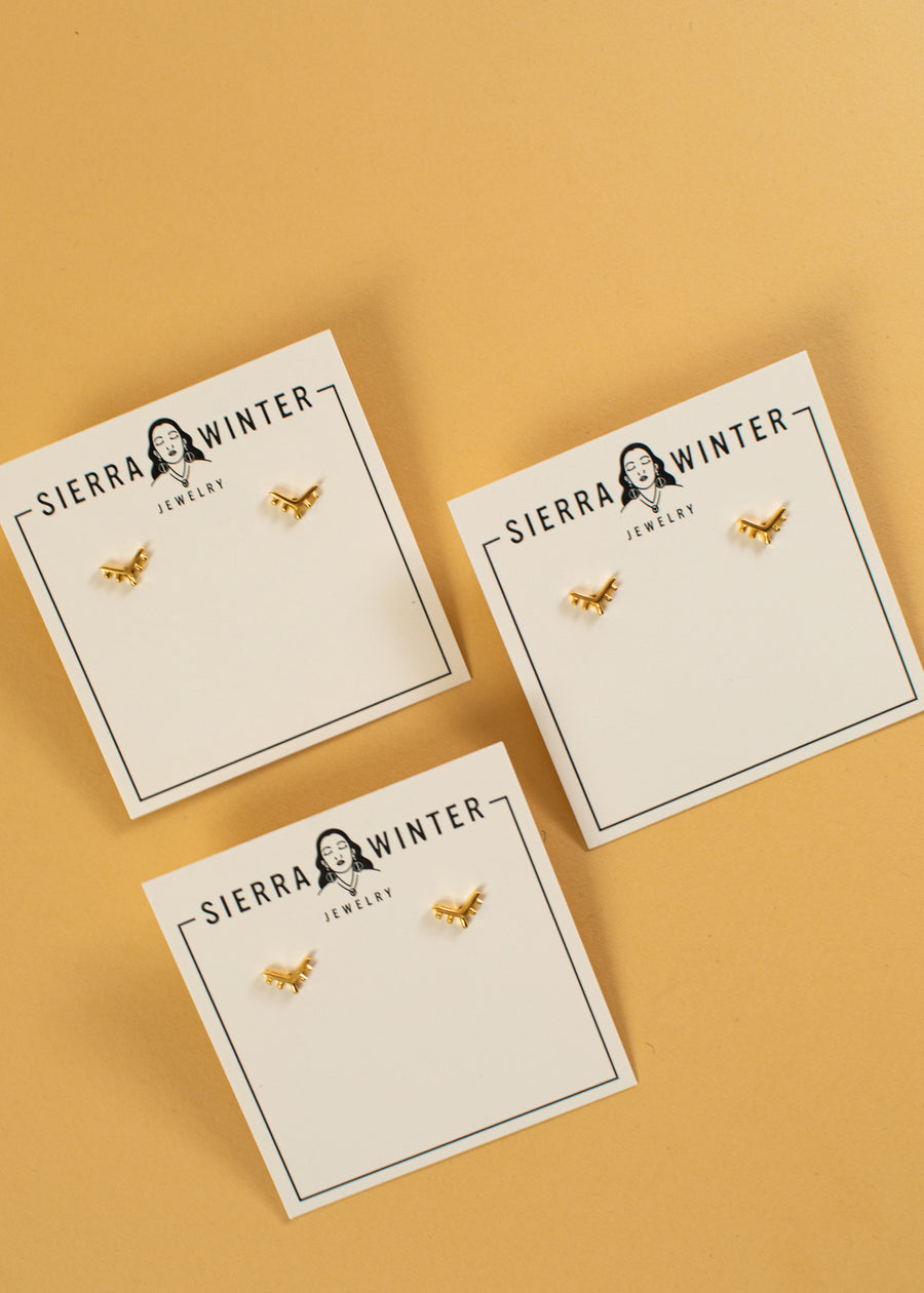 Sunrise Earrings in Gold
