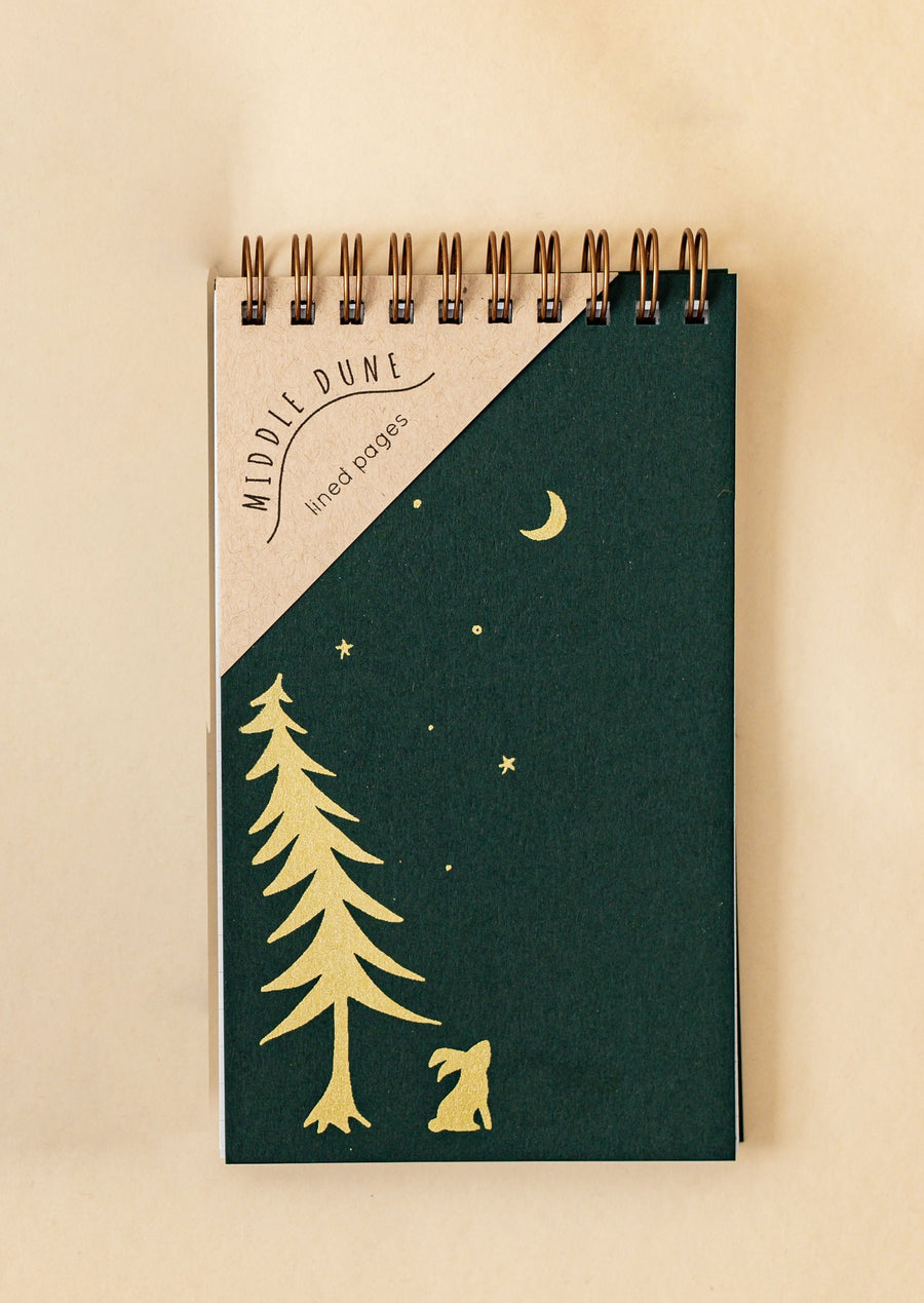 Night Bun Coil Notepad
